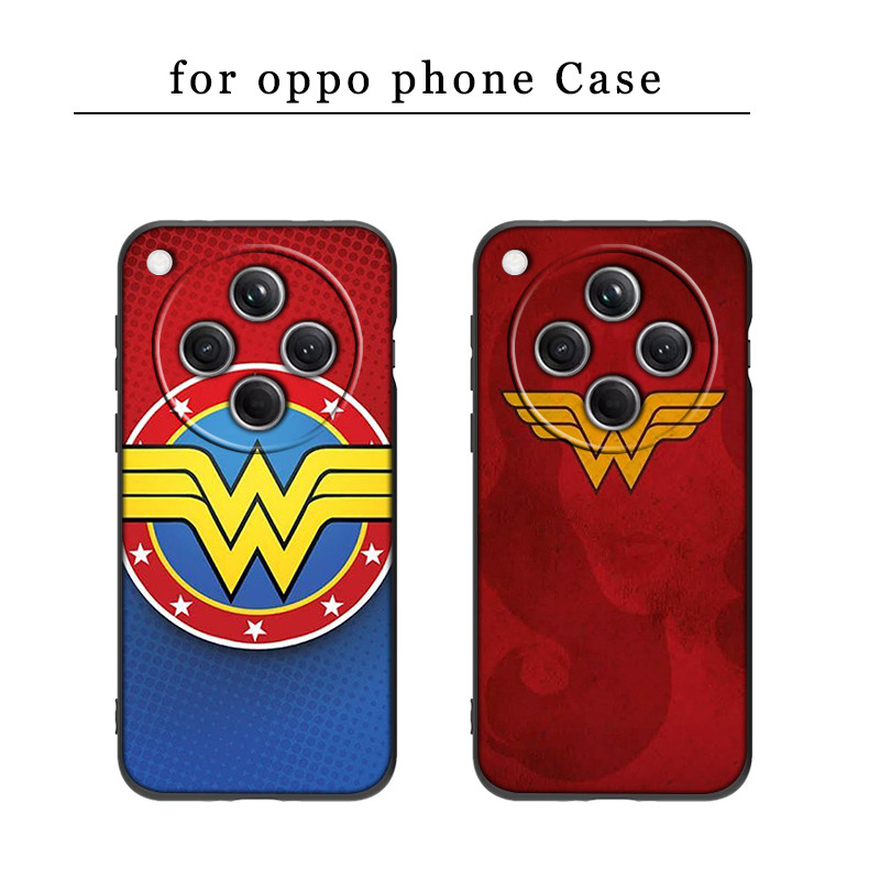 QL169 Wonder Woman OPPO A57 4G A5S A7 A8 A31 A60 A76 A77 A80 A91 F15 F3 A92 A93 A72 A52 A94 Soft Cas