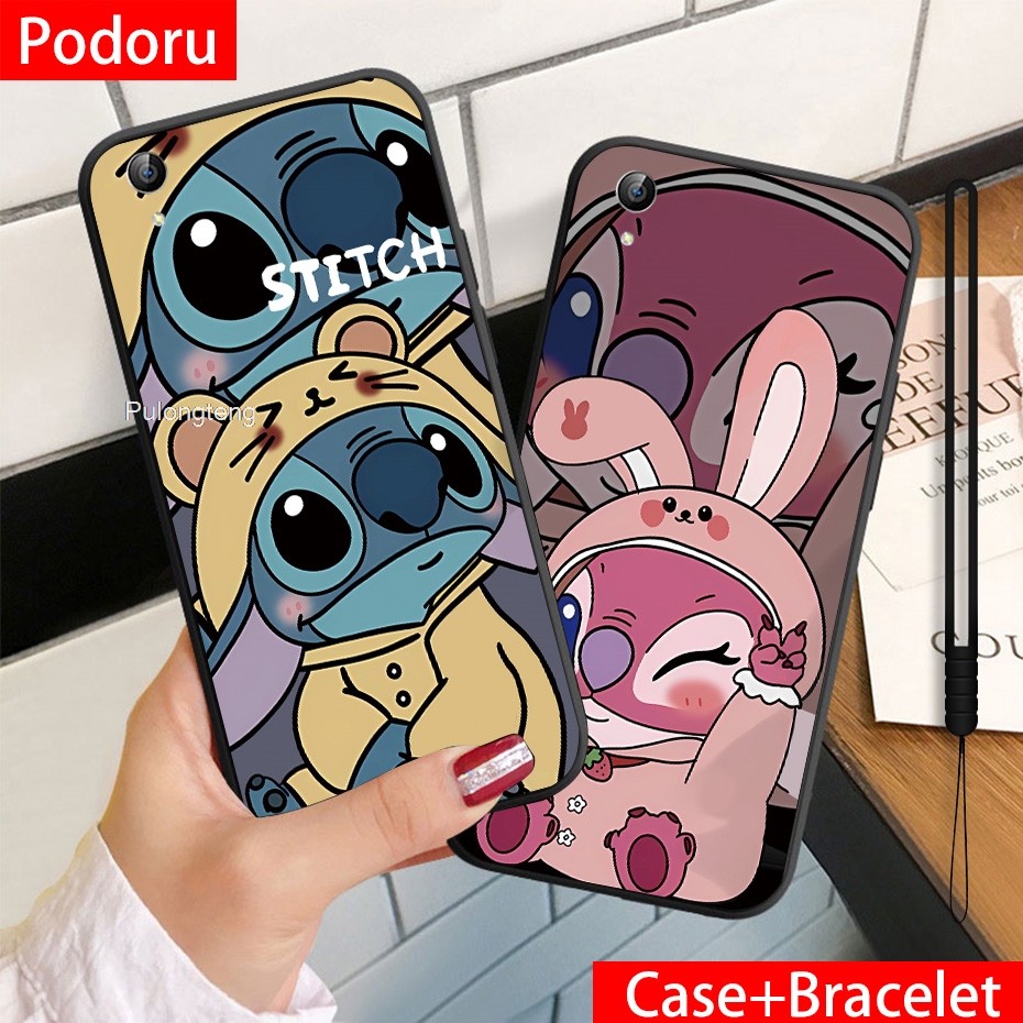 เคสสําหรับ Vivo Y51 2015 Vivo Y51L 1707 การ์ตูน Lilo Stitch Baby Case โทรศัพท์มือถือ