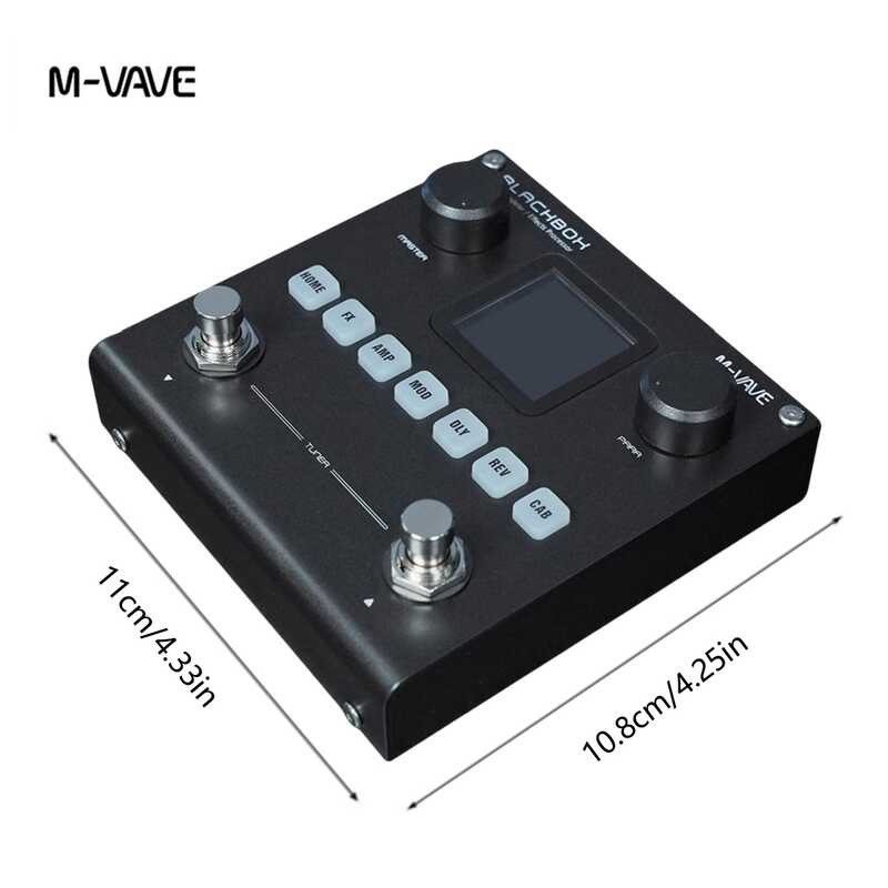 ➧ M-Vave BLACKBOX มัลติฟังก์ชั่กีตาร์ / เบสเอฟเฟกต์เหยียบ