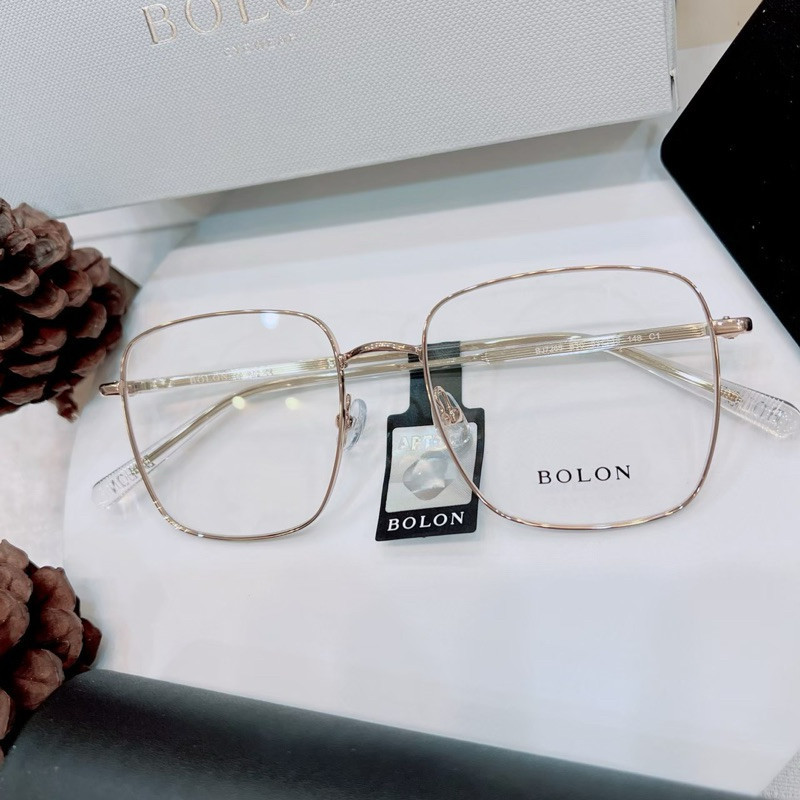 ♞กรอบแว่นตา BOLON BJ7265 B30 แท้ สีพิ้งค์โกลด์ แว่นสายตา แว่นกรองแสงออโต้