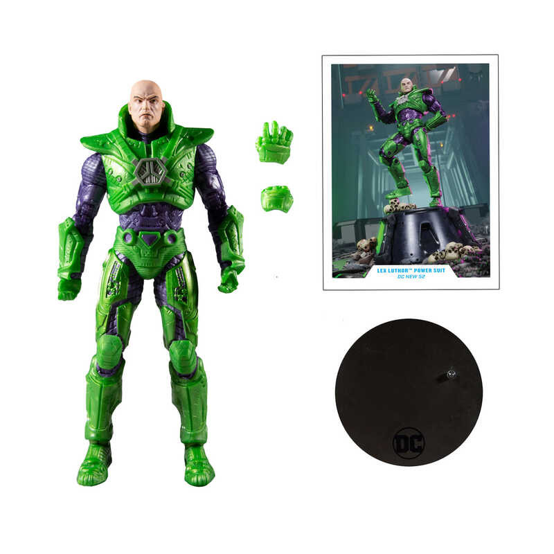➧ Mcfarlane Toys LEX Luthor ชุดไฟสีเขียว DC แบบเคลื่อนย้ายได้7น