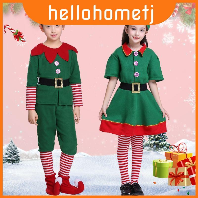 Elf Christmas Fabulous คอสเพลย์เครื่องแต่งกายคู่สําหรับงานปาร์ตี้คริสต์มาสบทบาทเล่น