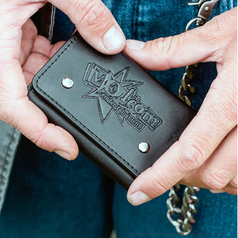 VOLCOM กระเป๋าสตางค์ V ENT LEATHER WALLET