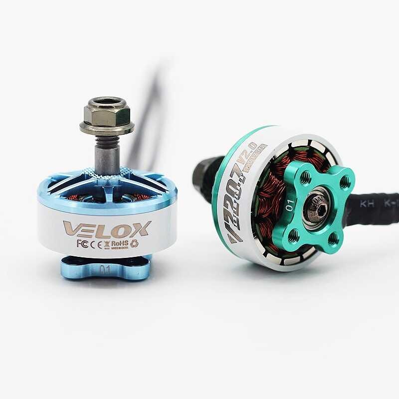 Δ T-Motor Velox V2207 V2 2207 1750Kv 1950Kv 5-6S / 2550Kv 4S มอเตอร์ไร้แปรงถ่า