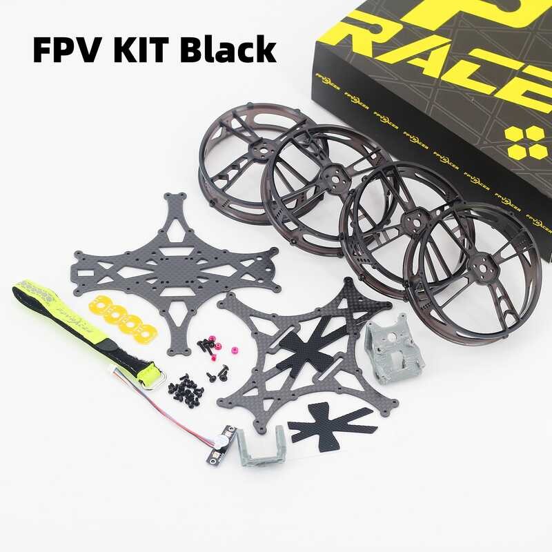 Δ ใหม่ LDARC CINE X3 148 มม. 3 นิ้ว HD Digital Kit เฟรม RC 4 ล้อกันชนเต