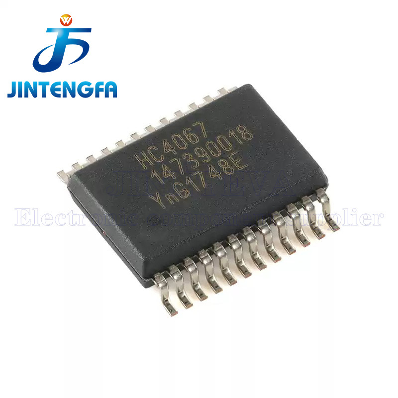 10PCS 74HC4067DB 74HC4067 HC4067 74HC4067DB,118 SSOP-24 Multiplexer สวิทช์ ICs SMD IC