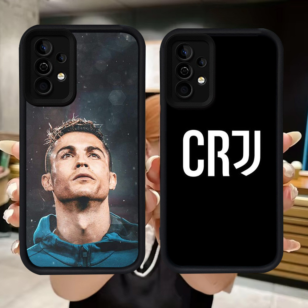 Q77 CR7 Ronaldo soft Casing สําหรับ Samsung A34 A55 A54 A36 A15 A35 S25 Ultra A16 A24 A05S A25 A56 A