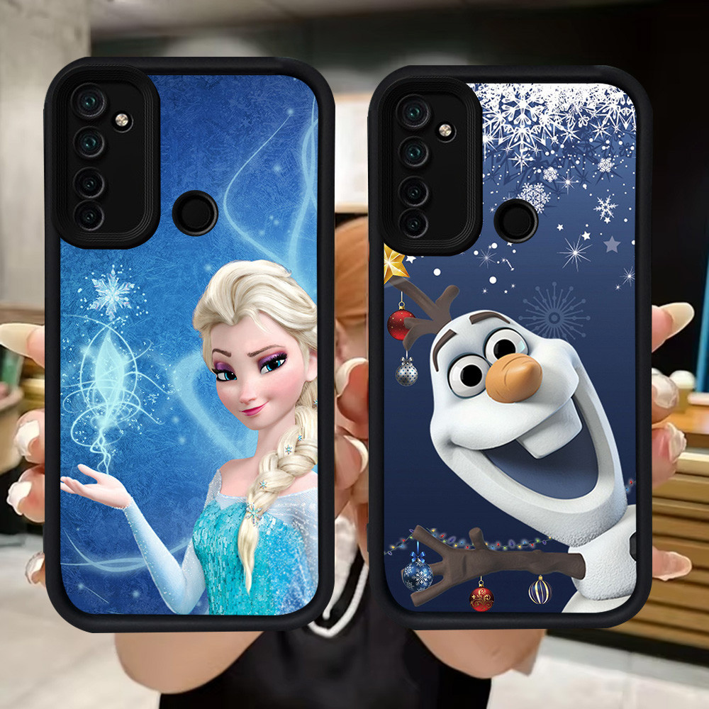 Q101 Frozen soft Casing สําหรับ Realme C2 Narzo 10A C17 7i C75 10 5i 9i 6i 20A 5 5s C2s 14 14X 14T C