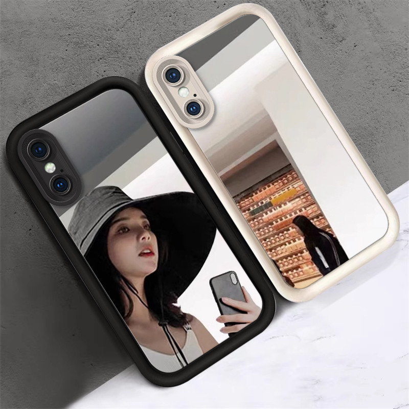 IPHONEX XS XSMAX ล่าสุด Hp สําหรับ JZ กระจก Cassing โหมด Sofcase Silikon Softcase เคสโทรศัพท์ Soft K