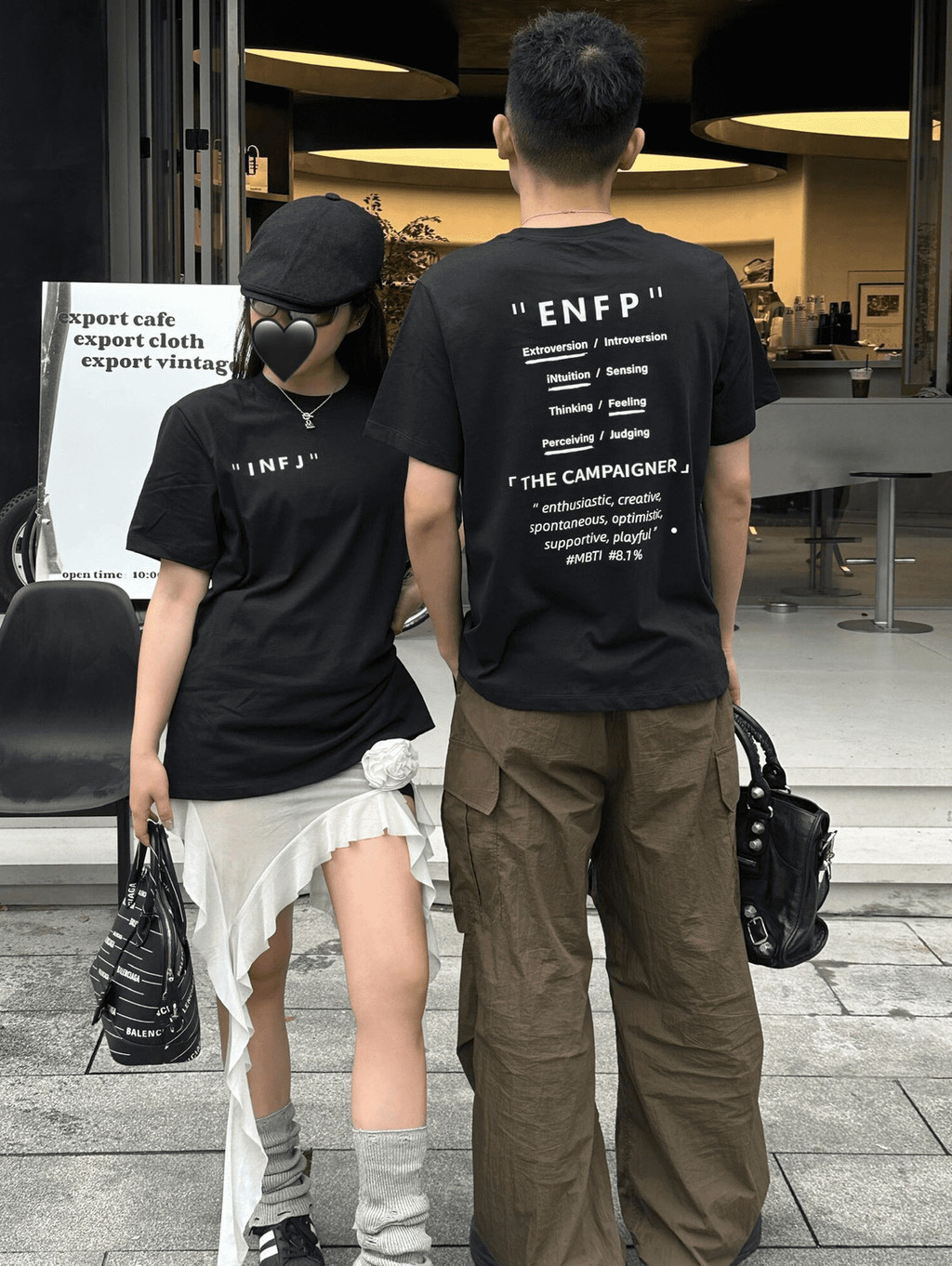 MBTI บุคลิกภาพเสื้อผ้า MBTI เสื้อผ้า MBTI แขนสั้น MBTI เสื้อยืดภาพยนตร์และ Teion Hurricane MBTI แขนส