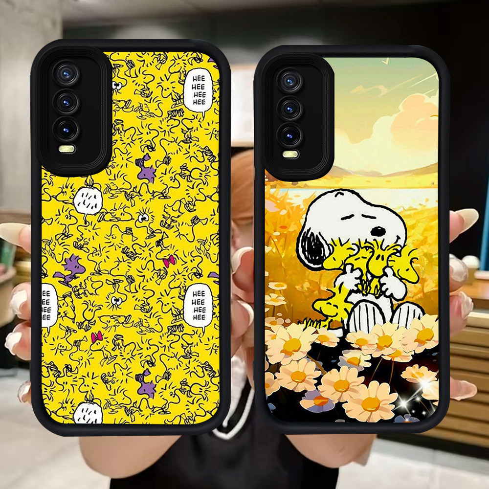 Q43 Woodstock soft Casing สําหรับ VIVO Y12s Y11s Y400 Y20 Y66 Y20s V15 Y20i S1 Pro Y83 V17 V19 Neo