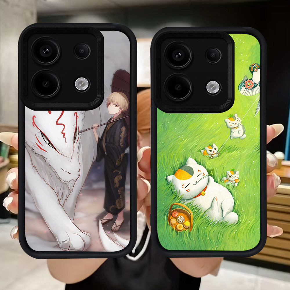 Q1 Natsume Yuujinchou ปลอกอ่อนสําหรับ Xiaomi Redmi 15C POCO M7 X6 13T 13C หมายเหตุ 13 M6 Neo Pro Plu