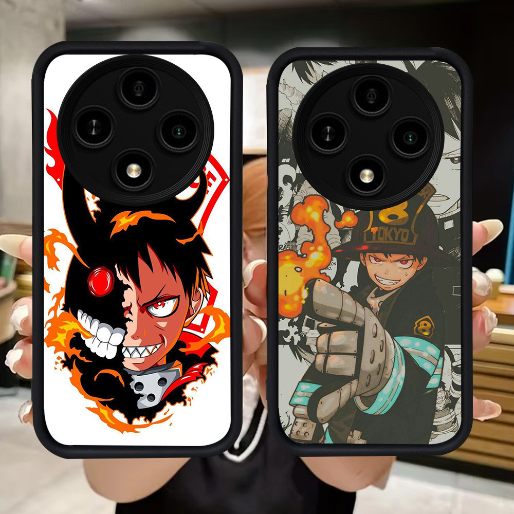 Q29 Fire Force Tokyo soft Casing สําหรับ Xiaomi Redmi A3X POCO X7 C75 C61 X3 NFC A3 14C Pro 5G