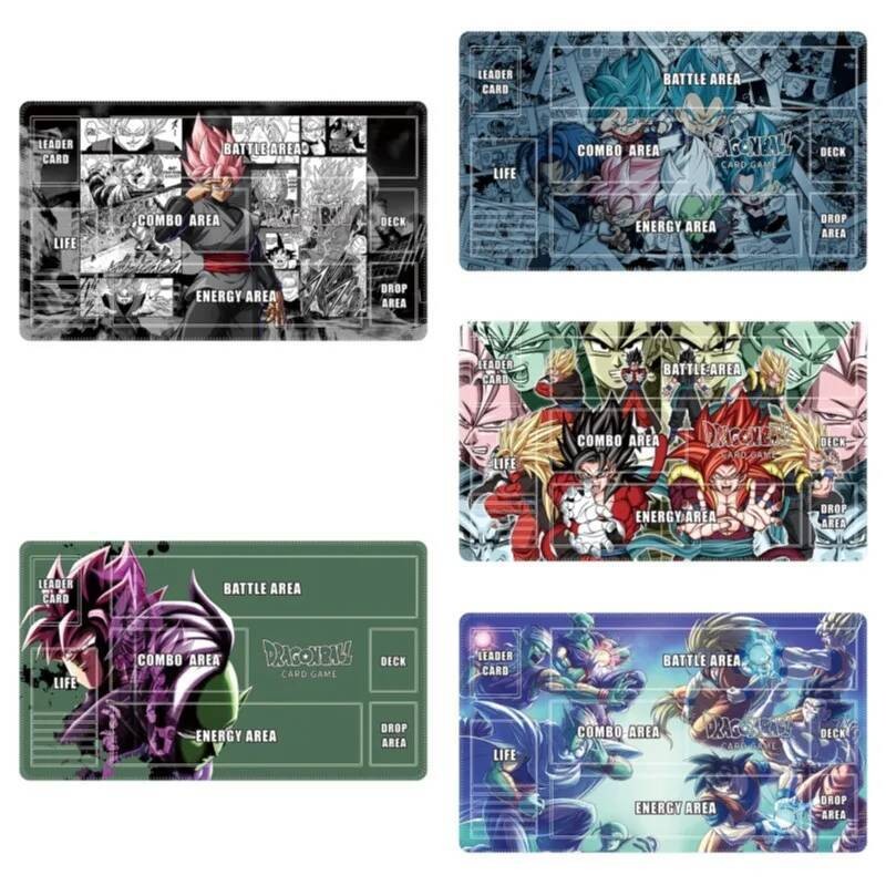 อะนิเมะ Dragon Ball TCG เกม DBCG การ์ด Playmat Super Saiyan Son Goku Zamasu Vegeta งานอดิเรกคอลเลกชันของเล่น 600*350*2 มม.