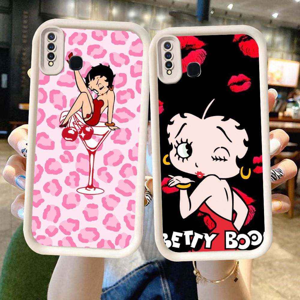 NA-5 B-Betty B-Boop เคสกันกระแทกสําหรับ VIVO Y17 Y12 Y50 Y30 Y15 Z1 Y19 V15 Pro