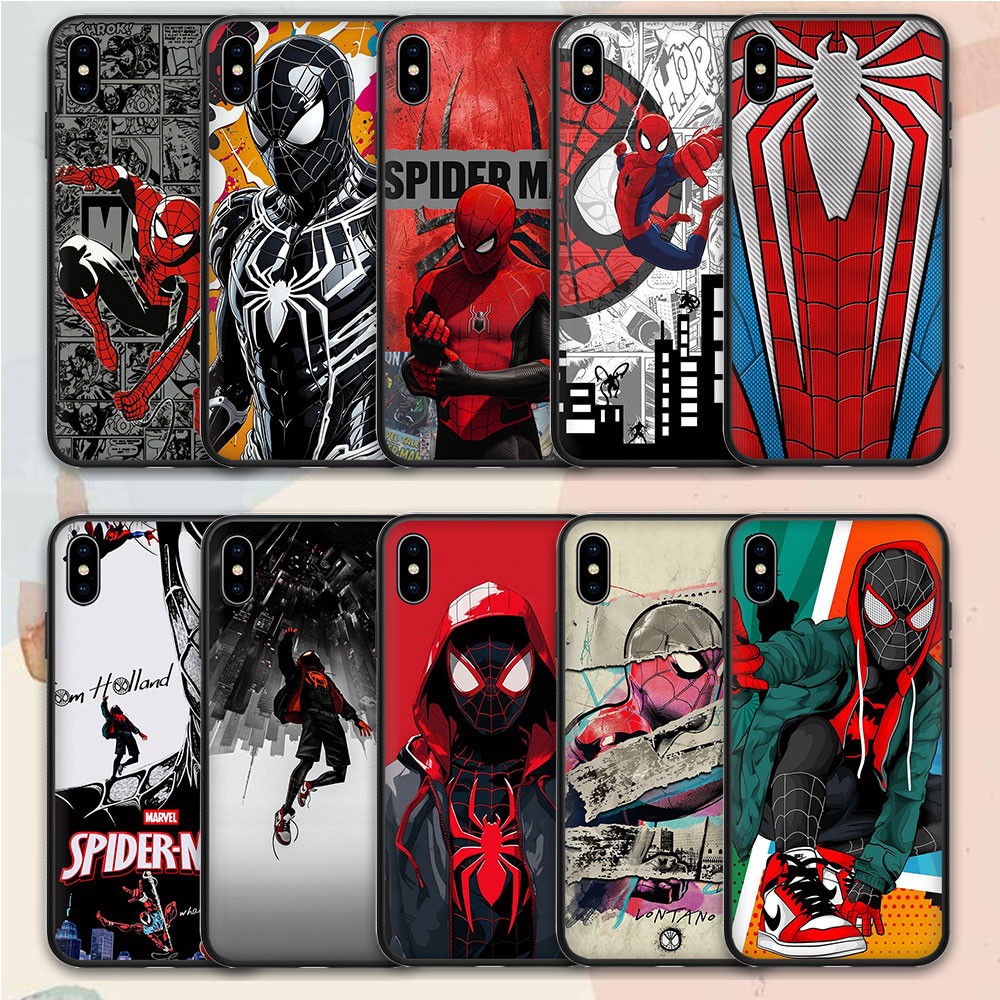 เคสนิ่ม Samsung Galaxy S6 S6Edge S7 S7Edge S8 S8Plus 22Q8 Spider Man เคสโทรศัพท์ซิลิโคน