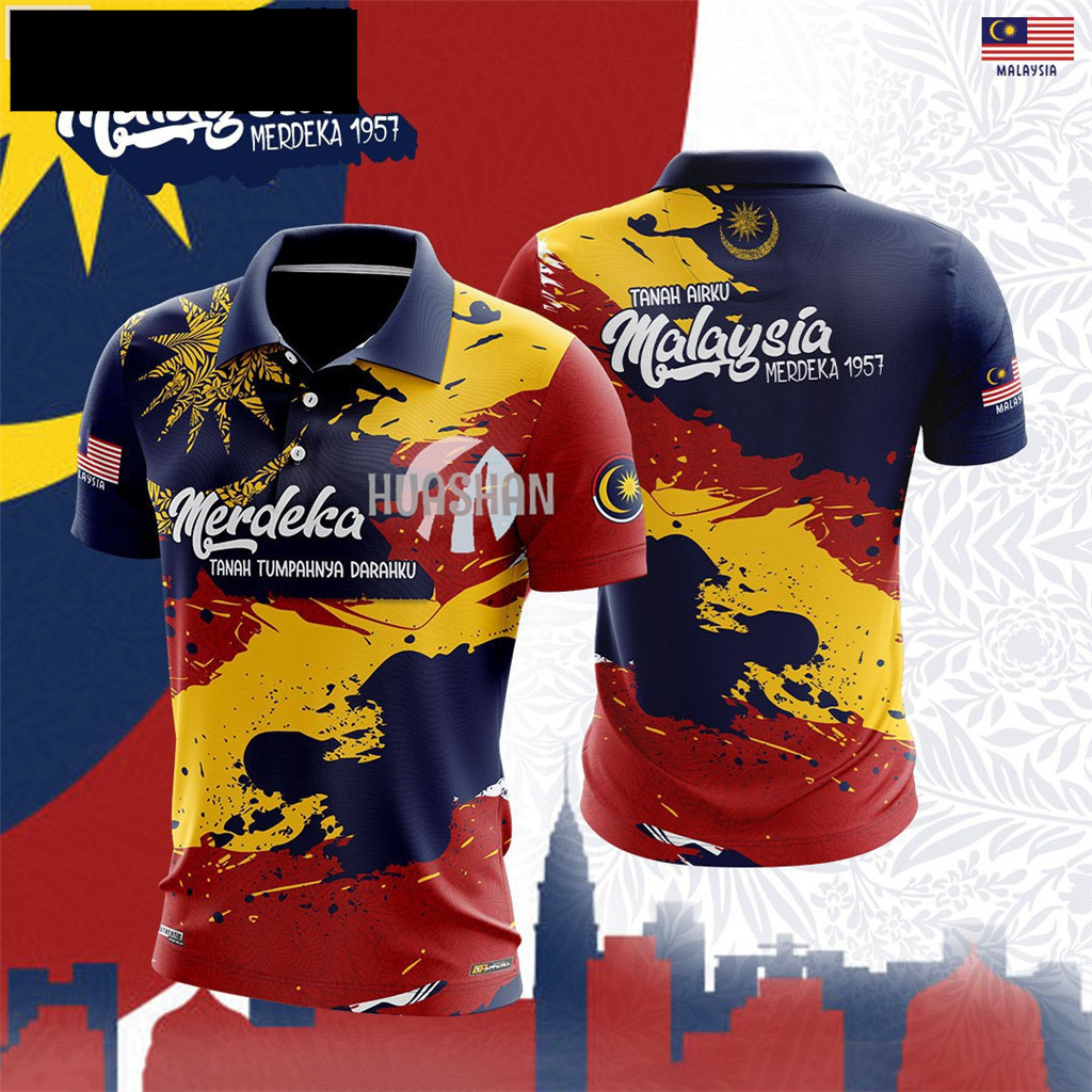 Arianna1957 Merdeka เสื้อผ้า 2025 68Th Jersey Merdeka เสื้อผ้า 68 ปีเสื้อชาติพันธุ์เสื้อยืด 2025 Mer