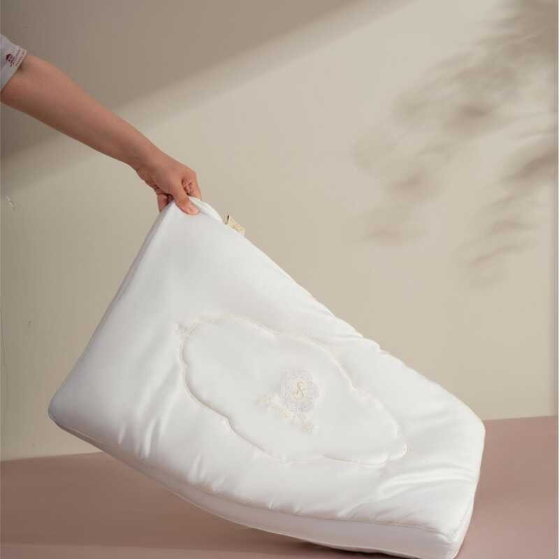 2025 High-End Abnormal สีผ้าไหมหมอนคอป้องกันกรวย Sleep Aid หมอนหมอน Core ในครัวเรือนผู้ใหญ่ Dormi