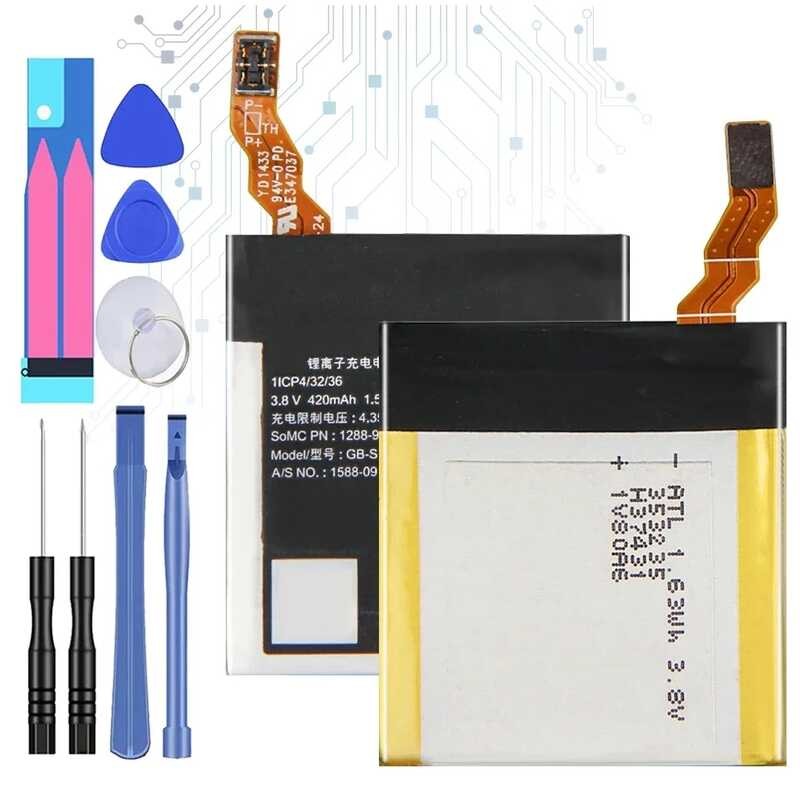 แบตเตอรี่นาฬิกา 420mAh GB-S-10-353235-0100 Sony Smart Watch 3 SW3 SWR50 3SAS