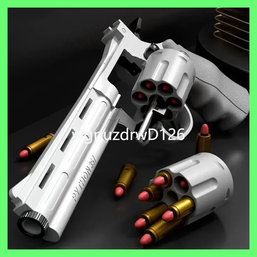 AA New ZP5 357 Revolver Launcher Pistol EVA Soft Dart Bullet Toy Gun Airsoft CS Outdoor Shooting Ga