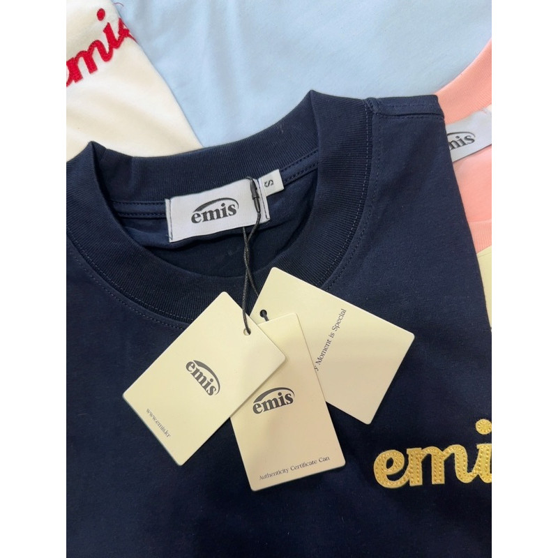 ♞,♘EM01_เสื้อยืด emis T-Shirt สินค้านำเข้าพร้อมส่ง((พร้อมส่ง)) gko