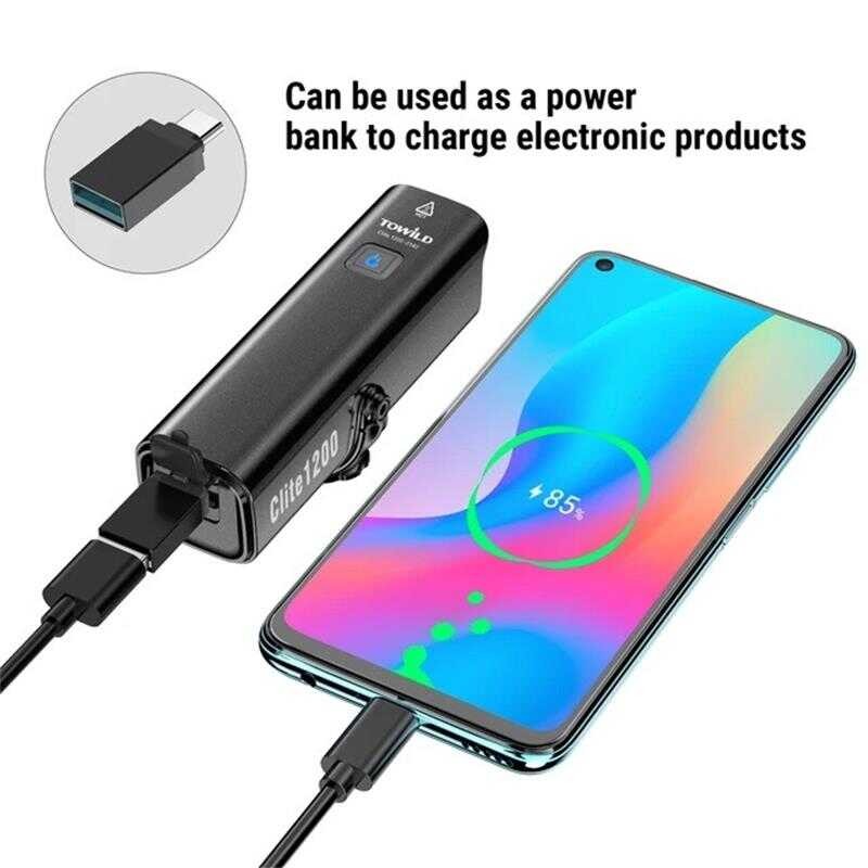 TOWILD 004 Cl1200 สวิตช์ไฟหน้าจักรยานอัจฉริยะรีโมทคอนโทร