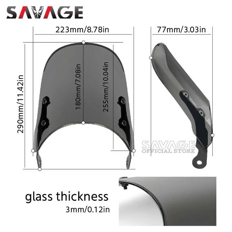 Δ Yamaha กระจกหน้า XSR 900 700 300 250 155 125 รถจักรยานยนต์กระจกห