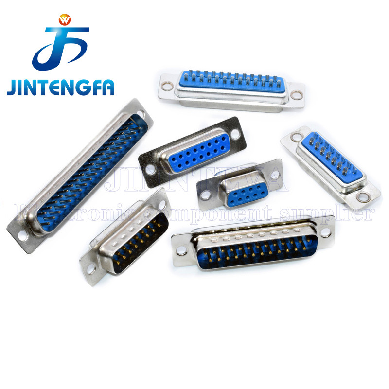 5PCS RS232 DB9 DB15 DB25 DB37 หญิงชายเชื่อมสายไฟประเภท Connector Serial พอร์ตซ็อกเก็ต D-SUB อะแดปเตอ