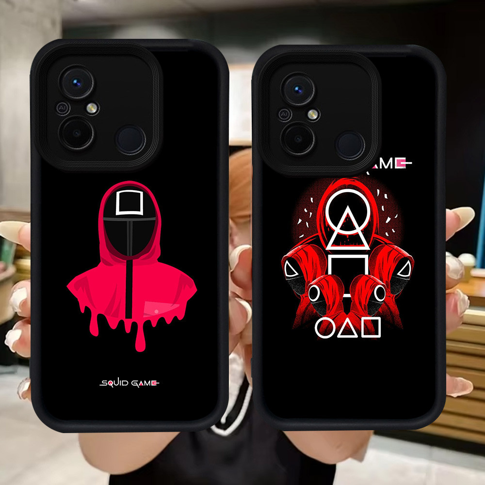 Q47 ปลาหมึกเกมปลอกอ่อนสําหรับ Xiaomi Redmi หมายเหตุ POCO 10C A1 C71 F7 M3 C55 7 M4 9C 9T 12C C65 A5 