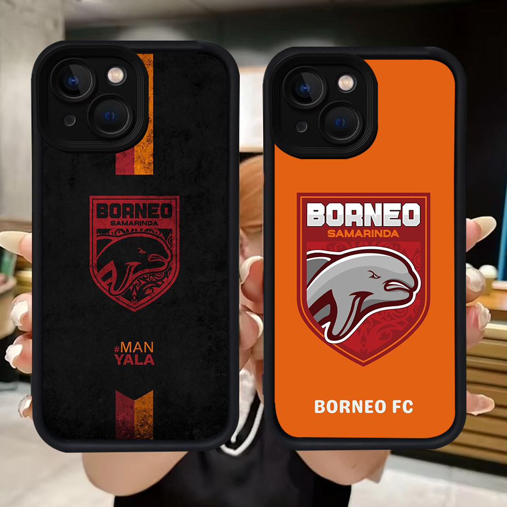 Q85 Borneo FC soft Casing สําหรับ iPhone 14 7 13 6s 6 8 Pro Max Plus