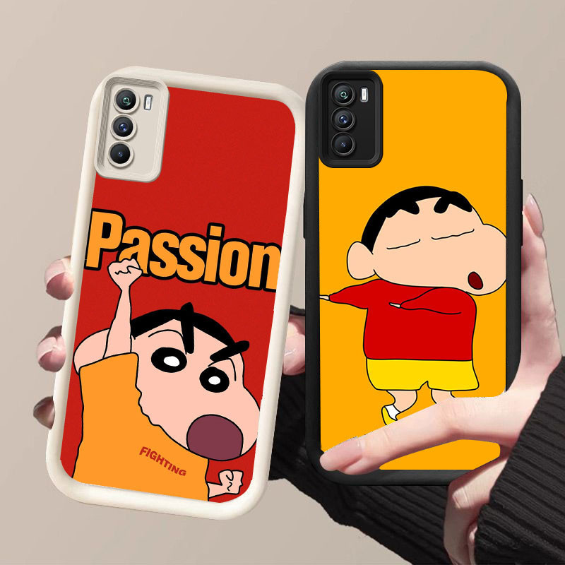 YZ-58 Crayon Shinchan กันกระแทกสําหรับ OPPO Realme C17 A11S 7I A53 A54S A33 C75 A16 A16s A53S 2020 4