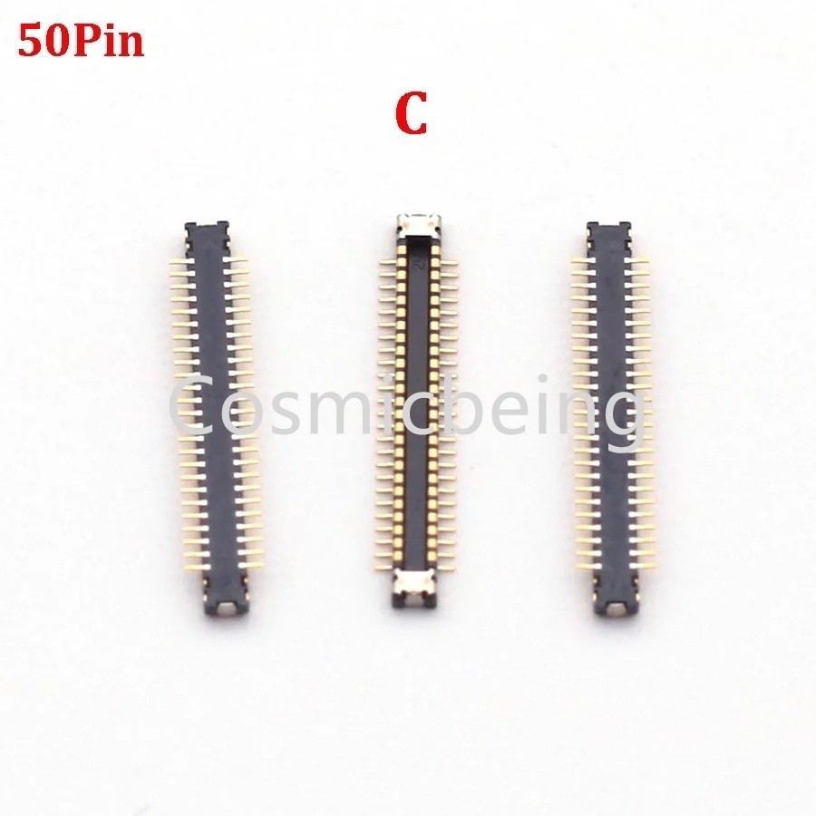 ใหม่ชาร์จ Usb Charger พอร์ต Flex FPC Connector Plug สําหรับ Xiaomi Redmi หมายเหตุ 8 Pro 50 Pin FPC C