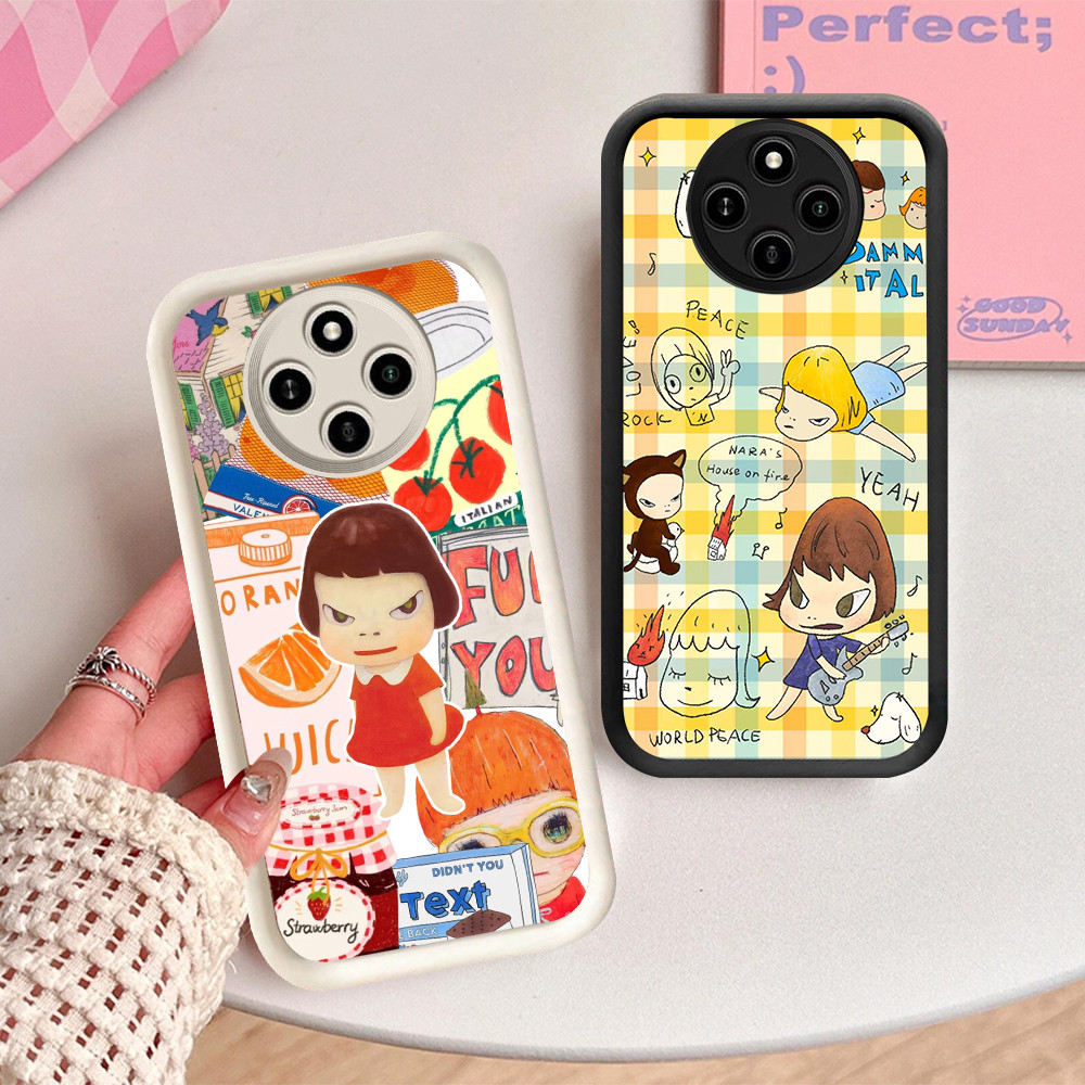 NA-104 Y-Yoshitomo Nara ปลอกกันกระแทกสําหรับXiaomi Redmi 14C A3 A3X Poco X3 C75 C61 Pro