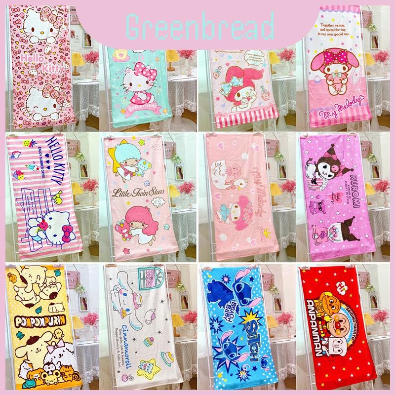 Gentle Kuromi My Melody Kt น่ารักการ์ตูนเด็กผ้าเช็ดตัวชายหาด Soft Super