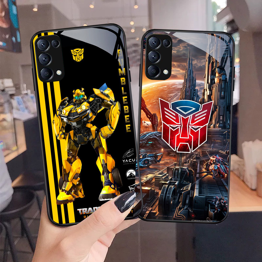 NC-97 Transformers Glass Case สําหรับ OPPO Reno 6Z 6 5 4 3 A91 F15