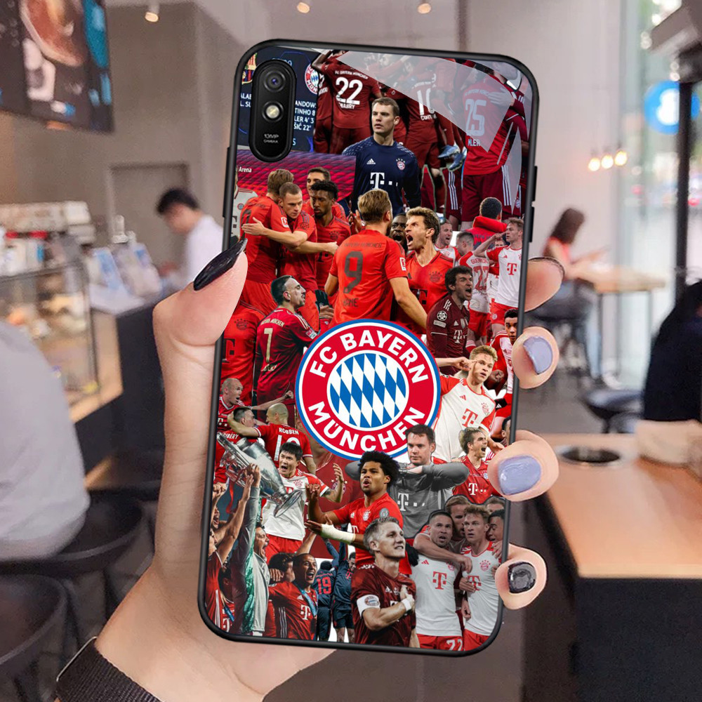 NC-12 Bayern Munich Football Glass Case สําหรับ Xiaomi Redmi 9A 9i 7 Note 7 Pro
