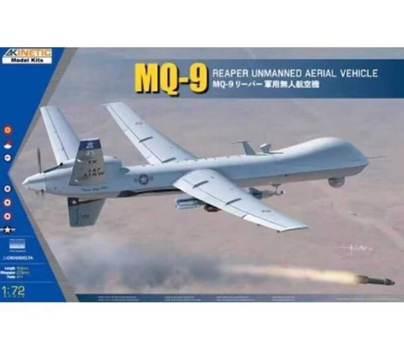 โมเดลโดรน KINETIC K72004 1/72 MQ-9 Reaper Death