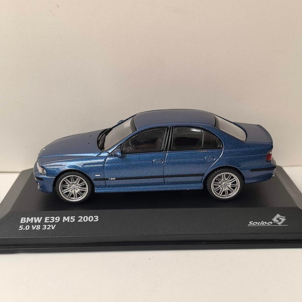 SOLIDO 1/43 BMW E39 M5 2003 โมเดลรถ BMW Alloy Out of Print Car Model