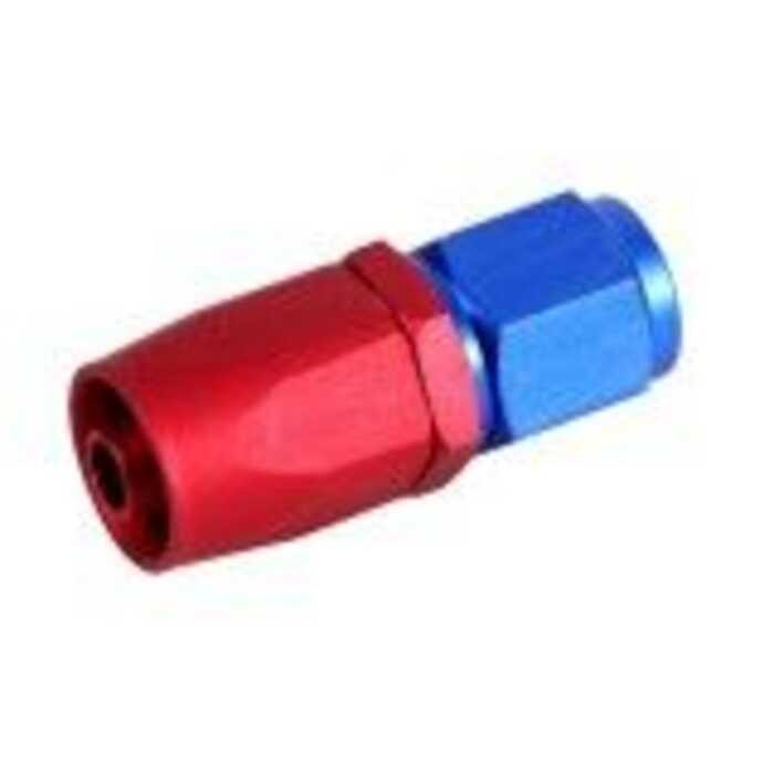 AN6 Racing Oil / Fuel e Hose End Swivel Male Fitting Adapter Blue Red Color 0 Degree