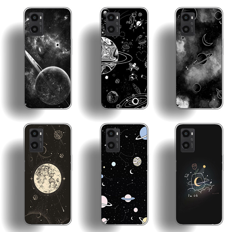 เหมาะสําหรับoppo A96 A76 A36 A18 A17 เคสโทรศัพท์TPU soft Shellปุ่มเคลือบด้วยไฟฟ้านุ่มShock-ดูดซับเกราะป้องกัน
