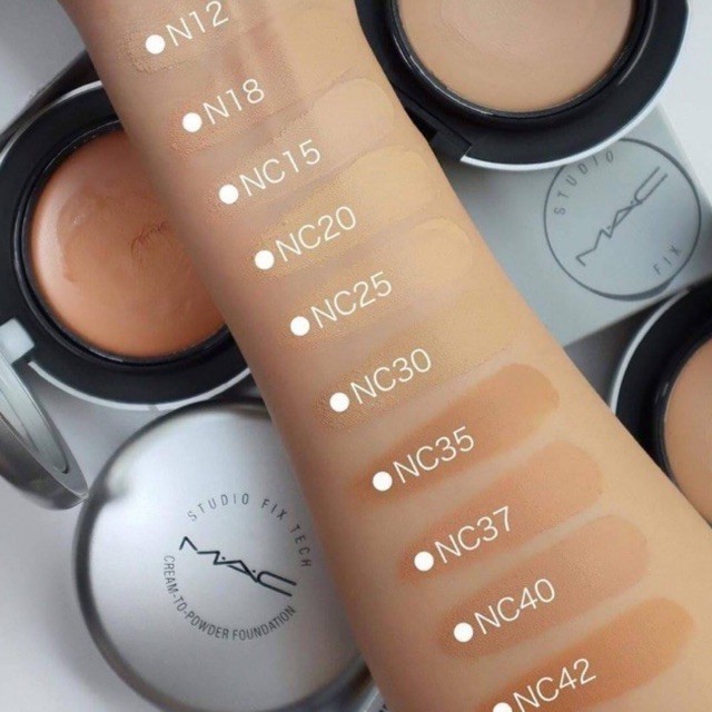 ♞ของแท้ พร้อมส่ง !! ตัวใหม่ล่าสุดของ M.A.C STUDIO FIX TECH CREAM TO POWDER FOUNDATION รองพื้น 2 IN