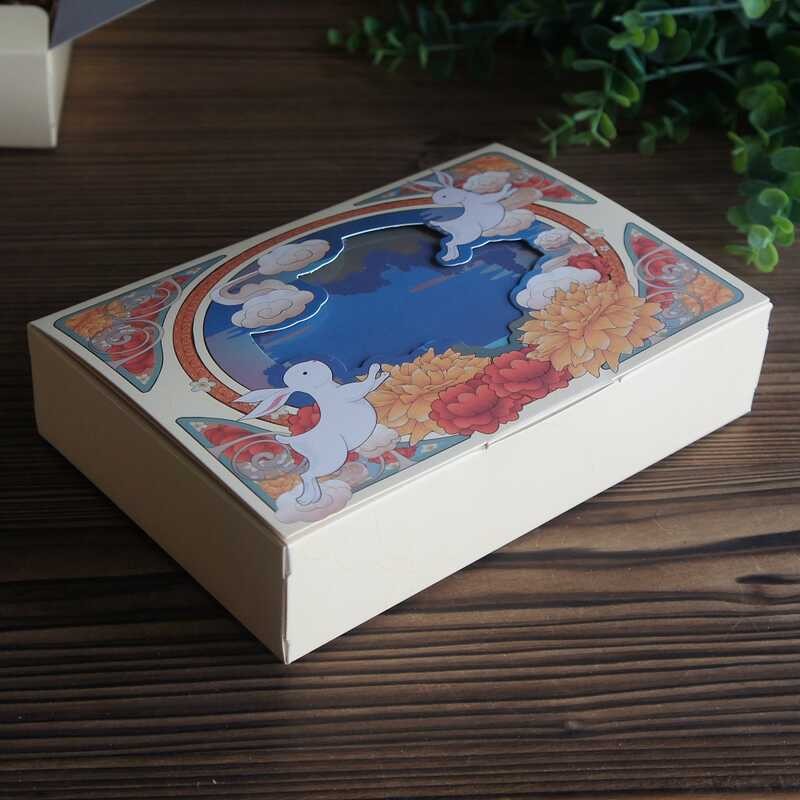 10 C0b ตำนานกระต่ายออกแบบกล่องกระดาษเป็น Aron ช็อคโกแ