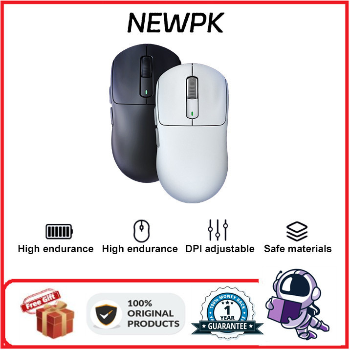 Kysona M600 เมาส์น้ําหนักเบาสามโหมดไร้สาย