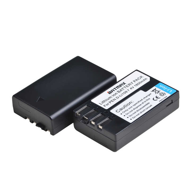 Batmax 2F3 1800Mah D- Li109 D Li109แบตเตอรี่สำหรับ Pentax K30 K50 K-30 K-50 K50