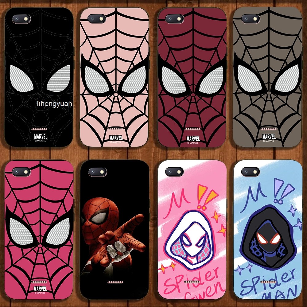Redmi 6 6A Pro Xiaomi A2 Lite Cool The Spider-Man Case กันกระแทกปกอ่อน