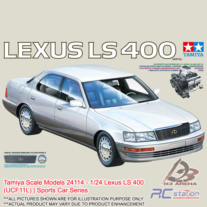 Tamiya 24114 - 1/24 Lexus LS 400 (UCF11L) | ชุดรถสปอร์ต