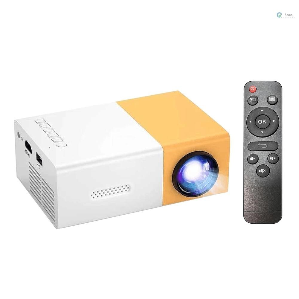 Yg300 Mini Projector Audio YG-300 HD USB Mini Projector รองรับ 1080P Home Media Player โฮมเธียเตอร์