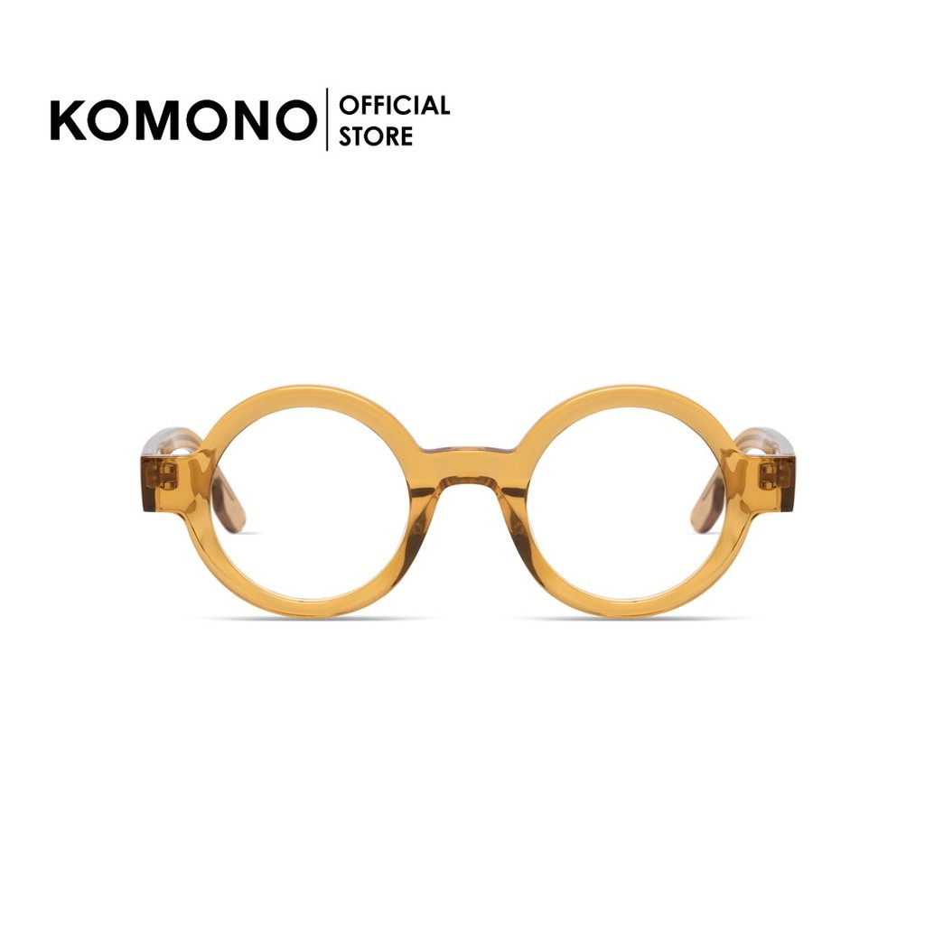 KOMONO Adrian Sepia กรอบแว่นตา ทรงกลม สีเหลือง