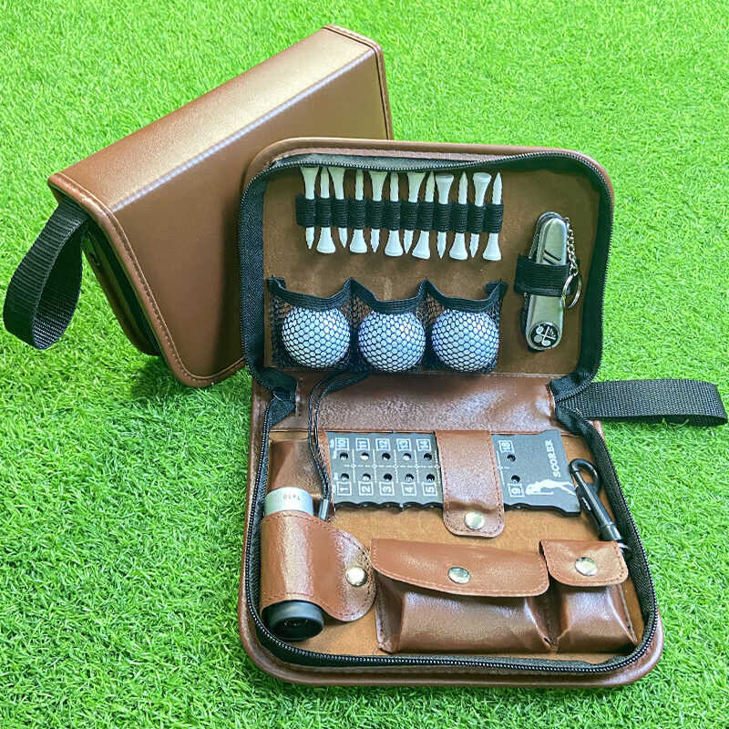 CRESTGOLF Toolkit Multifunctional Golf Bag Pack Large-Capacity Accessories Practice Gift Set