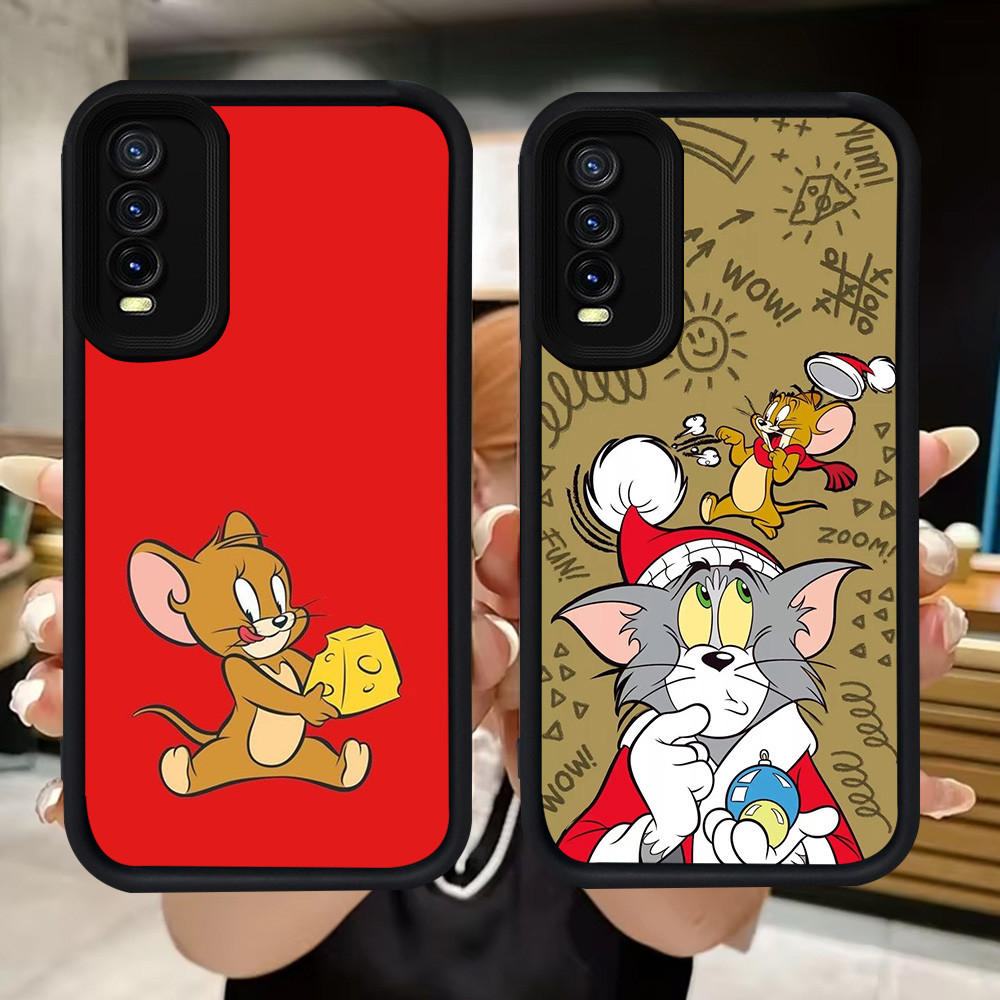 Q8 เมาส์ปลอกสีนุ่มสําหรับ VIVO Y12s Y11s Y400 Y20 Y66 Y20s V15 Y20i S1 Pro Y83 V17 V19 Neo